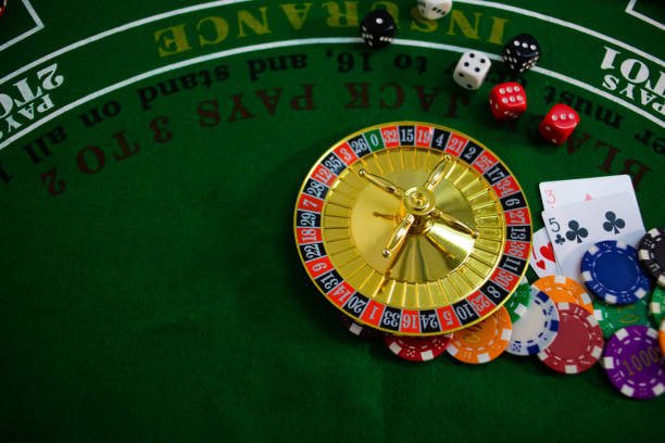 Live roulette and baccarat table studio setup